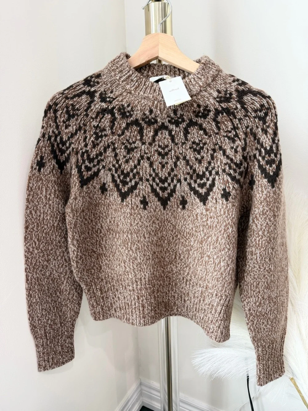 Aritzia Cosmic Wool Cashmere Sweater Size XS NWT - Picture 3 of 4